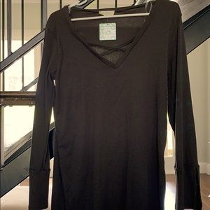 NWT Long sleeve cross neck top - Size S